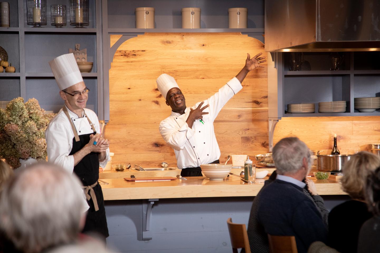 Chefs at Red Barn Dinner Woodstock Inn