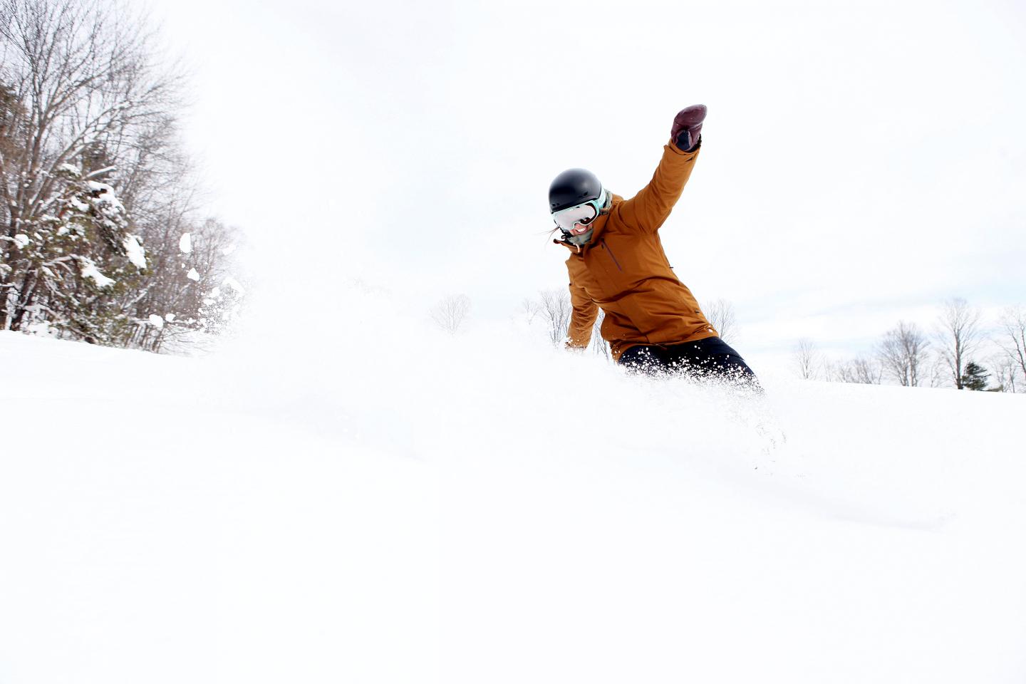 Woman Snowboarder