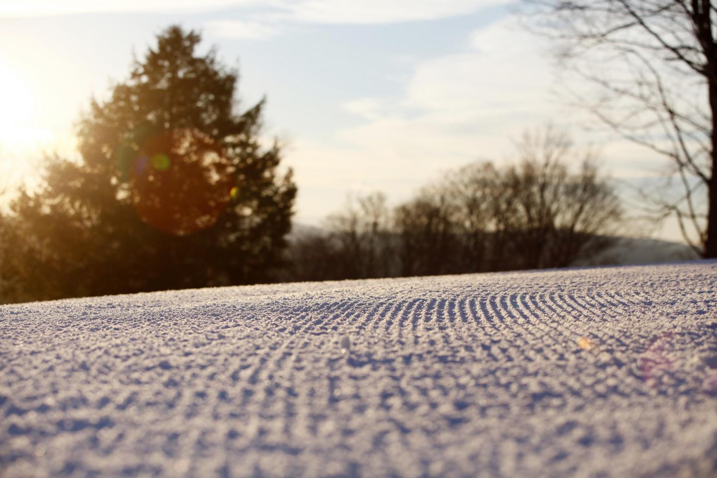 Groomed trail