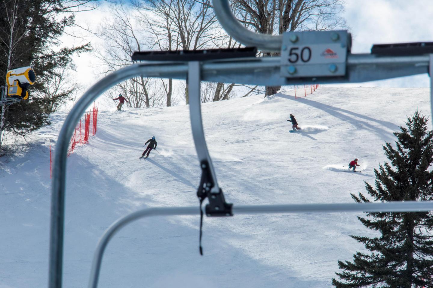 ski the face