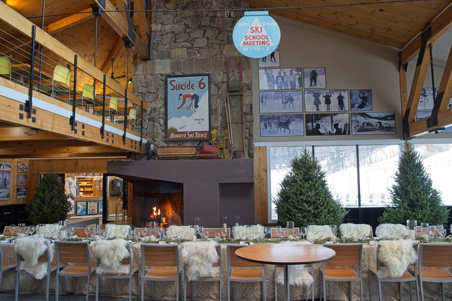 Saskadena Six Group Dinner Set Up