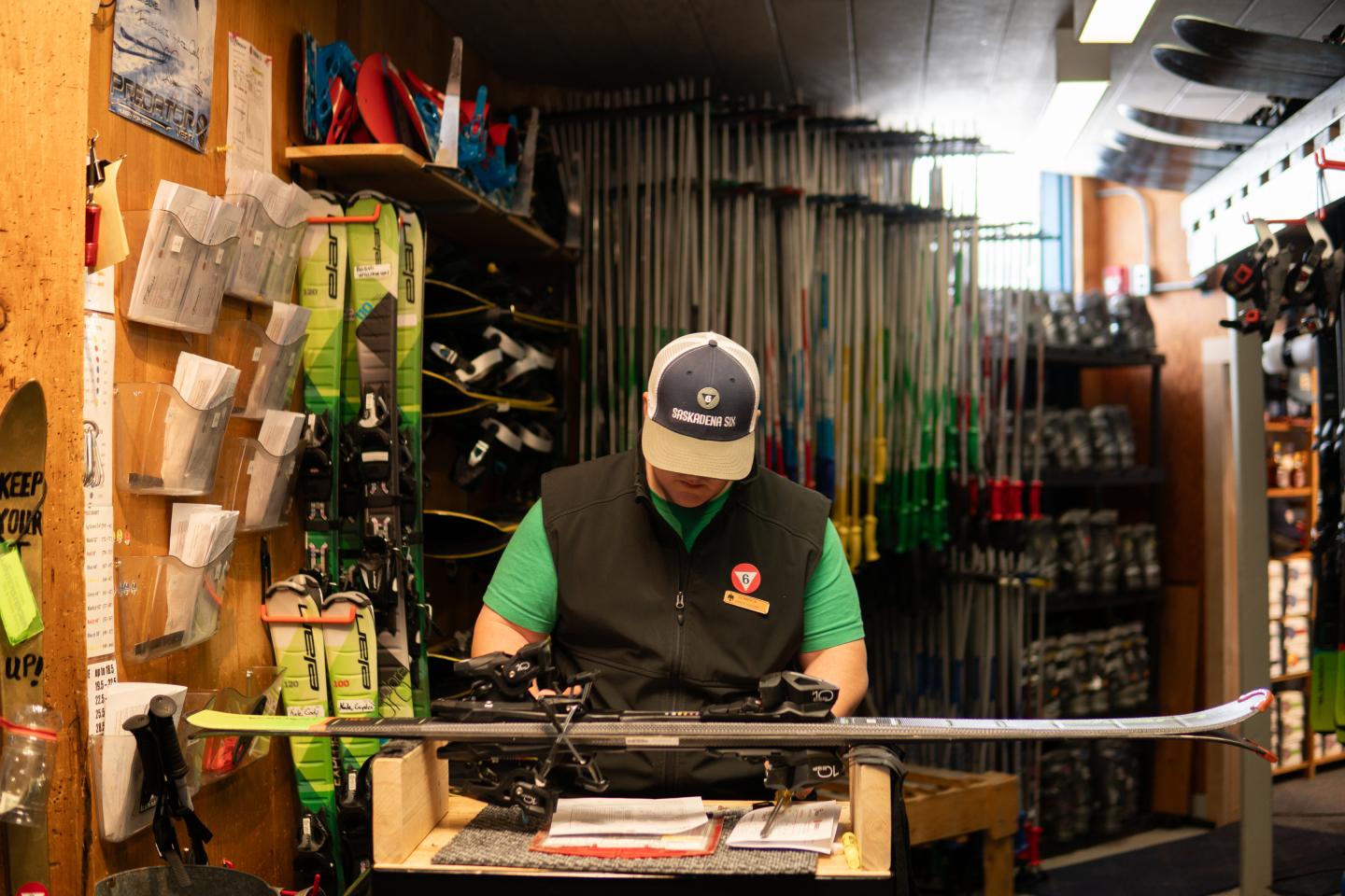 Tuning skis
